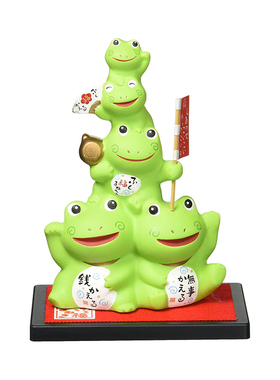 创意办公室桌面摆件招福开运日式