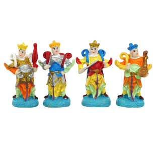 心理沙盘沙具套装沙游箱庭减压玩具手办摆件树脂人物四大神话天王