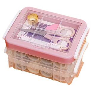 针线盒家用针线包收纳盒实用针线缝纫工具高档套装缝补大容量便携