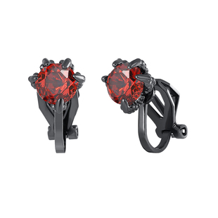 红色5A锆石黑色龙爪耳夹女男新款无耳洞耳骨夹耳钉耳环酷帅耳饰夏