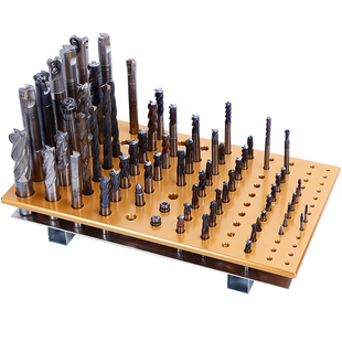 CNC数控铣刀具架整理盒收纳盒刀杆放置架刀具管理架加工中心工具