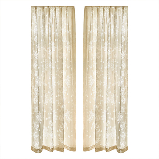 原版蝴蝶纱窗帘 美式乡村田园窗纱客厅纱帘透光不透人高级感装饰