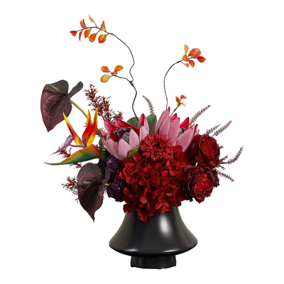 高端轻奢中古风帝王花仿真花