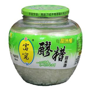 陈六醪糟甜香酒酿600g四川特产月子米酒甜酒糯米酒瓶装