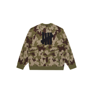 UNDEFEATED五条杠官方秋季新品潮流经典ICON圆领套头毛衣