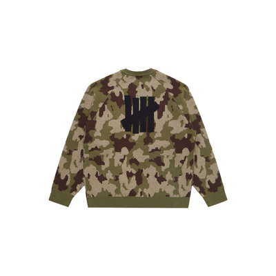 UNDEFEATED五条杠官方秋季新品潮流经典ICON圆领套头毛衣