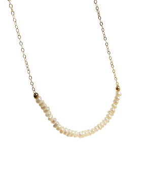 微笑珍珠项链冷淡风毛衣链