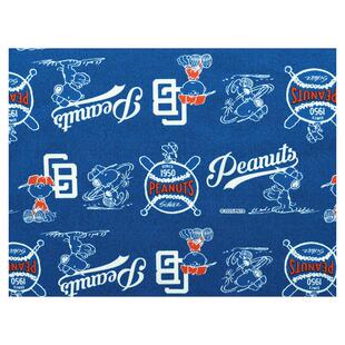 日本进口清原牛津棉面料版权布可爱手工卡通服装布料史努比棒球社