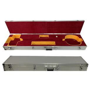 专业三弦盒子 大中三弦琴盒 三弦配件演奏高档铝合金三弦盒子琴盒
