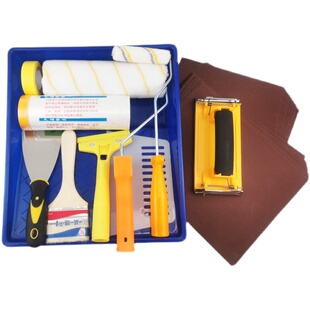 滚筒刷墙神器油漆涂料乳胶漆刷子托盘伸缩杆装修自刷工具大全套装