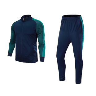 运动套装男春秋长袖外套跑步健身立领儿童中学生足球田径训练队服