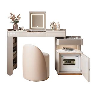 虎牌2026新款梳妆台保险柜一体家用防盗床头柜书桌保险箱1米加指纹密码小型家庭智能带轻奢卧室小户型化妆桌