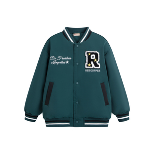 redcopper2025秋冬新款美式休闲学院风棒球风保暖羽绒服CH451812