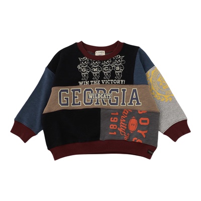 BREEZEsquare儿童拼接撞色卫衣