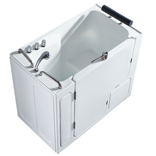 新款瑝玛坐泡两用老年人无障碍侧开门防滑自洁步入式安全按摩浴缸