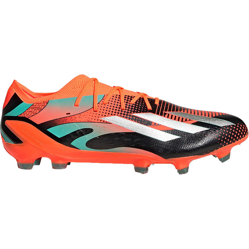 Adidas/阿迪达斯MESSI橙色男女休闲舒适运动耐磨低帮足球鞋GZ5148