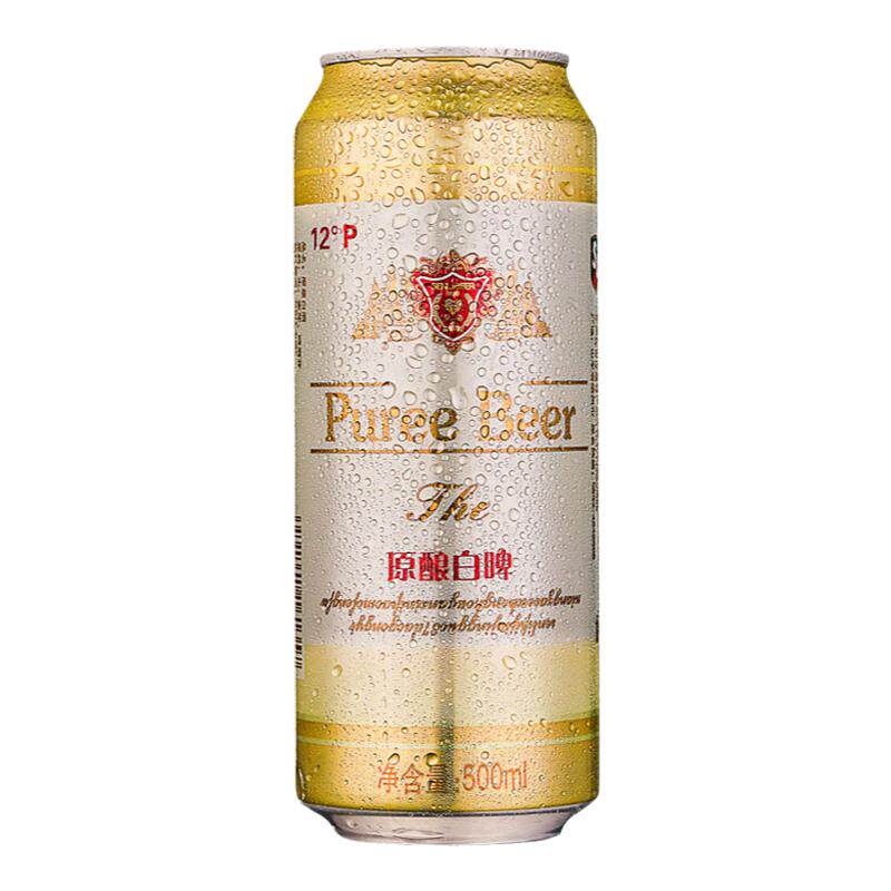 12度原浆白啤大罐畅饮装整箱500ml*9罐精酿小麦芽啤酒纯啤小麦啤