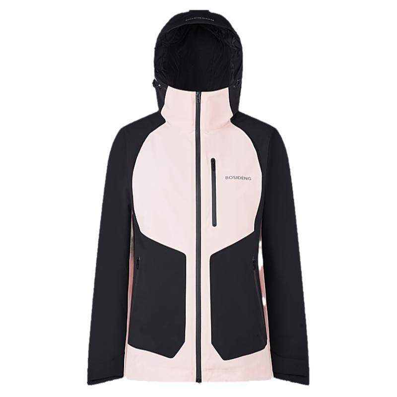 [叠变]波司登秋新款女三合一冲锋衣鹅绒服90绒连帽防风雨户外