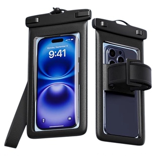 游泳手机防水袋臂挂密封保护套绑手臂包胳膊手腕浮潜水专用可触屏