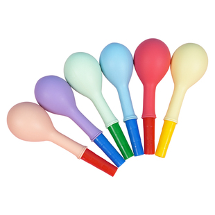 气球儿童无毒肺功能锻炼练习肺活量腹式呼吸口肌训练器吹汽球批发