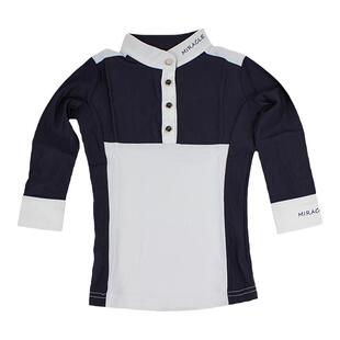 女士马术T恤服装专业装备用品女童骑士骑马速干透气长袖T恤polo衫