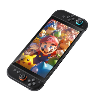 新得利适用任天堂Switch2代钢化膜NS2游戏机switch2高清屏幕膜二代掌机全屏保护贴膜续航版游戏配件