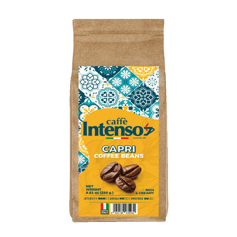 【自营】INTENSO乌干达咖啡豆意大利原装进口意式浓缩特浓250g