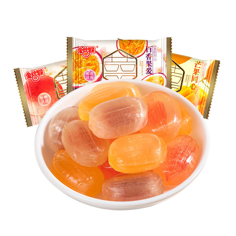 金丝猴夹心硬糖年货零食
