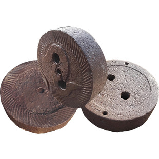 农村老石磨子磨盘圆形青石花岗岩铺路石脚踏步石庭院花园镇宅装饰