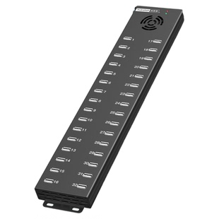 西普莱32口20口10口多口USB分线器手机扩展集线器带电源 批量测试刷机用接电脑传输数据以及充电