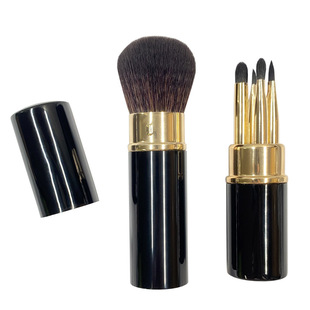 便携式化妆刷迷你小套旅行美妆工具套装高颜值5合1眼影刷眼线刷