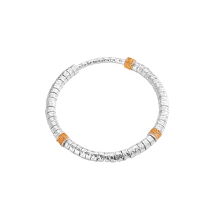 9999纯银盘缠万贯手镯女款实心闭口新中式国风描金祥云纹足银镯子