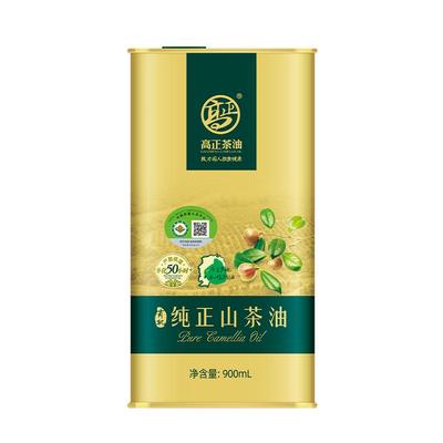 高正有机山茶油食用植物油900ml