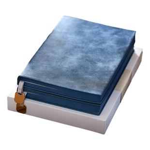 复古珠光皮质记事本礼盒定制可印logo商务人士高档办公工作专用会议纪要安排记录国风高颜值加厚A5笔记本本子