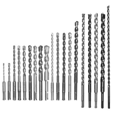 makita牧田电锤冲击钻头轻型圆柄两槽两坑水泥混凝土过墙穿墙钻头