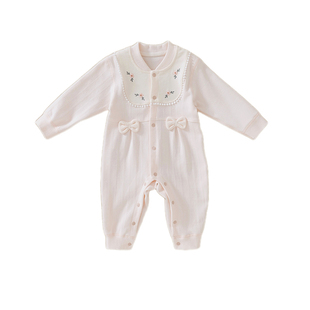 婴儿连体衣春秋季衣服纯棉可爱女宝宝哈衣爬服外穿春夏装2026新款