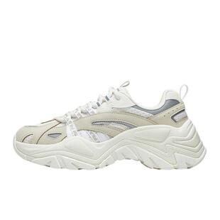 FILA斐乐女子老爹鞋秋季轻便厚底鱼刺复古休闲鞋时尚运动鞋增高鞋