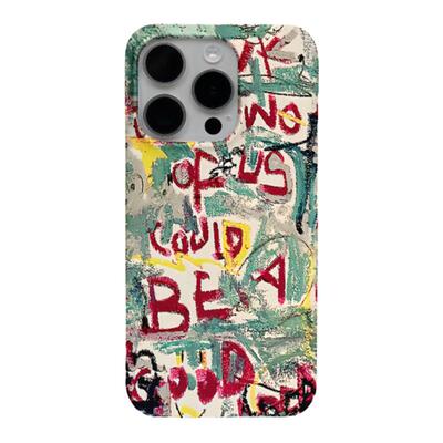 新欧美涂鸦适用iPhone16promax华为mate60手机壳小米13红米k60新款软壳OPPOreno9苹果爆款15/14pro菲林防摔