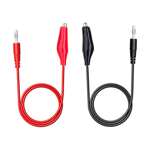 香蕉插头转鳄鱼夹连接线 柔软纯铜导线 香蕉插头线 电源线 Y207