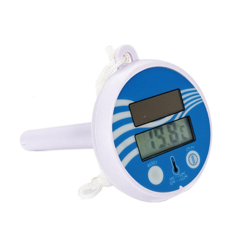 游泳池温度计数显电子太阳能测水温表漂浮浴缸浴室水下鱼缸塘防水