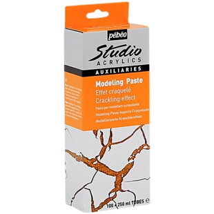 贝碧欧塑型膏裂纹胶绘画厚涂彩绘龟裂颜料浮雕浮绘材料媒介剂