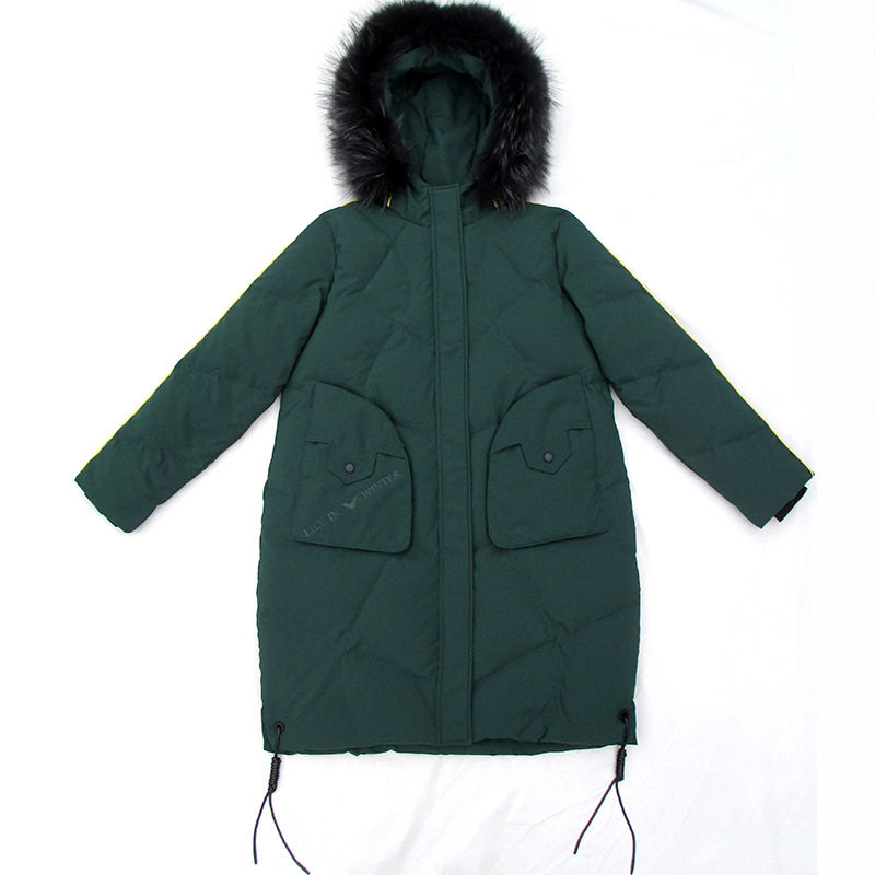 特大码胖mm宽松显瘦外套羽绒服