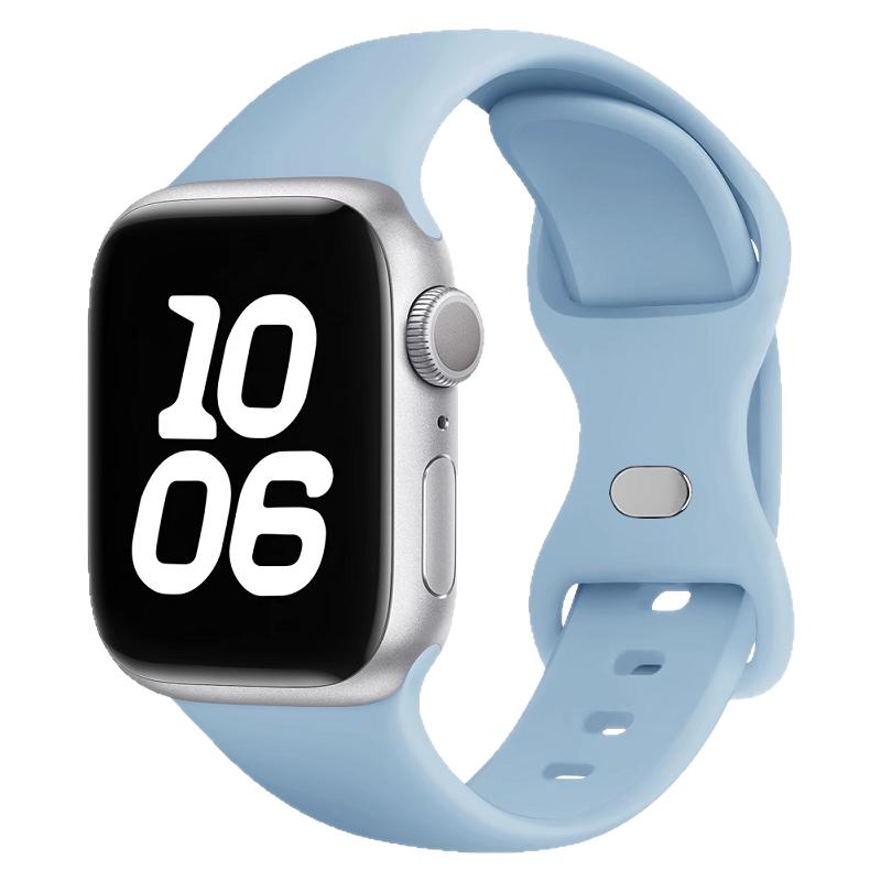 【官方同款】适用iwatch11手表带苹果手表表带apple watch10/8/9/6/5代S10代硅胶S3男女款SE