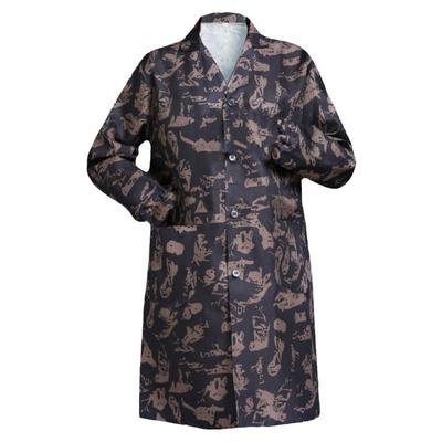 大褂工作服长款定制印字耐磨防尘