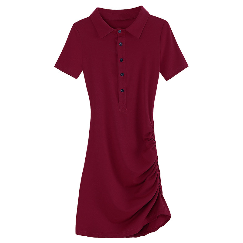 气质女神范衣服纯欲polo