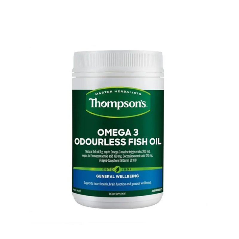 新西兰直邮汤普森深海鱼油1000mg400粒中老年 omega-3Thompson's