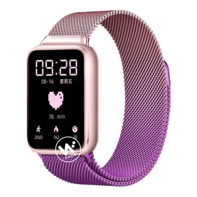 适用红米watch6专用一体手表带渐变米兰磁吸金属腕表带watch5运动4智能小米手环9pro表链8pro女生秋冬透气