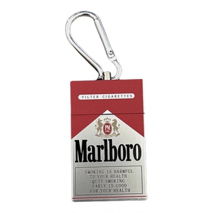 afaa随身万宝烟灰缸街头提拉式迷你烟灰盒钥匙扣挂件腰间穿搭配饰