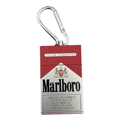 afaa随身万宝烟灰缸街头提拉式迷你烟灰盒钥匙扣挂件腰间穿搭配饰