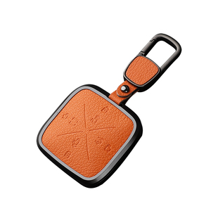 极氪001 007 7X 钥匙套壳扣极氪X蓝牙ZEEKR009卡片钥匙包真山羊皮